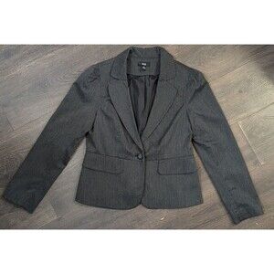 AGB Women's Blazer Suit Jacket Gray Size 12 (370)